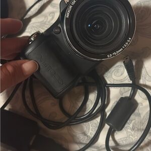 Nikon COOLPIX Black Digital Camera with Lens